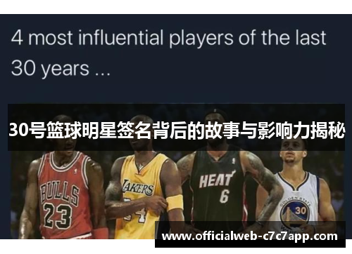 30号篮球明星签名背后的故事与影响力揭秘 30号篮球明星签名背后的故事与影响力揭秘