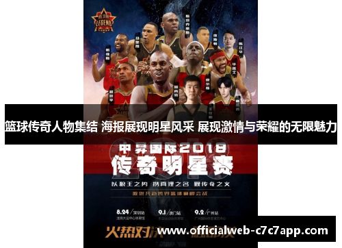 篮球传奇人物集结 海报展现明星风采 展现激情与荣耀的无限魅力